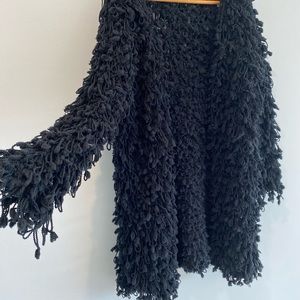 Zara Black Knot Coat